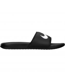 Claquettes Nike Benassi Swoosh pour Homme Noir Chaussures pour homme
