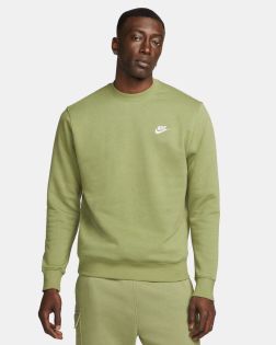 sweat shirt nike sportswear club vert pour homme bv2662 334