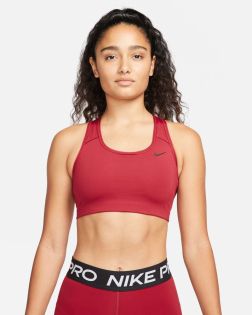 Nike Dri-FIT Swoosh Rouge Grenade Brassière pour femme