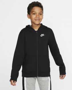 Sweat à capuche zippé Nike Sportswear Club pour Enfant BV3699-010
