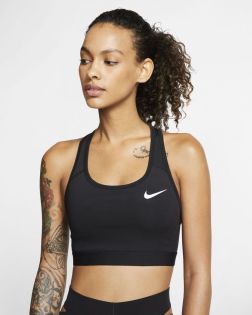Nike Swoosh Noir Brassière pour femme