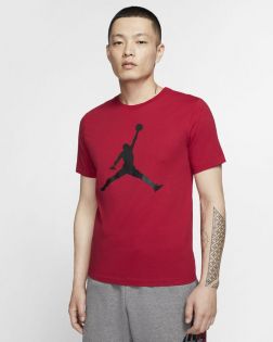T-shirt Jordan Jumpman Rouge et Noir pour Homme CJ0921-687