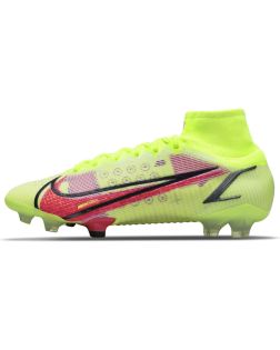 Chaussures de football Nike Mercurial Superfly 8 Elite FG jaunes CV0958-760