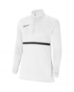 Haut d'entraînement ¼ zip Nike Academy 21 Blanc pour Femme CV2653-100