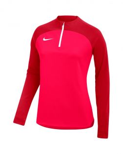 Nike Academy Pro rojo Crimson Partes de arriba con 1/4 Zip para mujeres