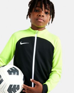 Chaqueta de chándal Nike Academy Pro, negro y amarillo fluorescente, niño Chaqueta de chándal para niño