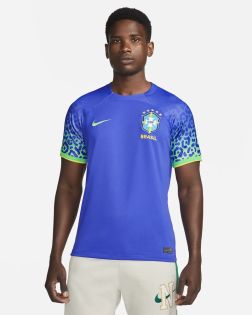 Nike Brésil 2022/23 Stadium Extérieur Maglia da calcio para uomo
