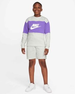 Conjunto de sudadera y pantalón corto Nike Sportswear Conjunto de sudadera y pantalón corto para niño