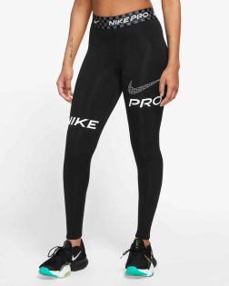 Nike Pro Mid-Rise Full-Length Graphic   Legging de training pour femme