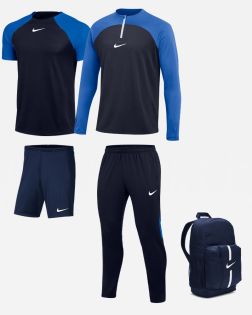 Pack Nike Academy Pro (5 pièces) | Maillot + Short + Haut 1/4 zip + Pantalon de survêtement + Sac à dos | Ensemble de produits pour enfant