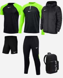 Pack Nike Academy Pro (6 pièces) | Maillot + Short + Haut 1/4 zip + Pantalon de survêtement + Veste doublée + Sac à dos | Ensemble de produits pour enfant