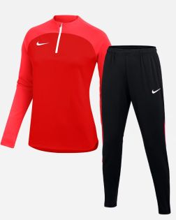 Ensemble Nike Academy Pro pour Femme. Haut 1/4 zip + Pantalon de survêtement. Pack 2 pièces