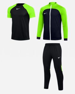 Conjunto Nike Academy Pro para Hombre. Chaqueta + Camiseta + Pantalones cortos. Oferta de 3 artículos