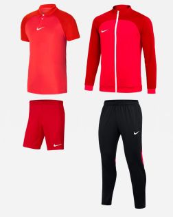 Ensemble Nike Academy Pro pour Homme. Sweat + Pantalon de survêtement + Polo + Short. Pack 4 pièces