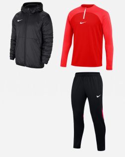 Ensemble Nike Academy Pro pour Homme. Veste + Haut 1/4 Zip + Pantalon de survêtement. Pack 3 pièces
