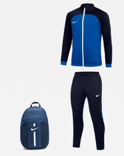 Ensemble Nike Academy Pro pour Homme. Veste + Pantalon de survêtement + Sac à dos. Pack 3 pièces