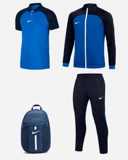 Ensemble Nike Academy Pro pour Homme. Veste + Pantalon de survêtement + Polo + Sac à dos. Pack 4 pièces