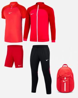Ensemble Nike Academy Pro pour Homme. Veste + Pantalon + Polo + Short + Sac à Dos. Pack 5 pièces
