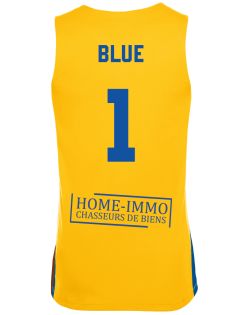 Azurea Basket Club - TIM BLUE - Maillot de basket pour enfant