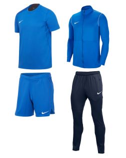Ensemble Nike Park 20 pour Homme. Maillot + Short + Veste + Pantalon de survêtement. Pack 4 pièces Ensemble de produits pour homme