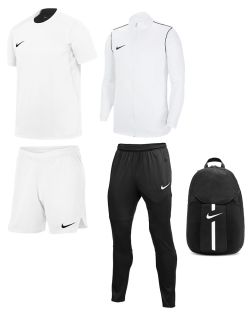 Conjunto Nike Park 20 para Hombre. Camiseta + Pantalón corto + Chaqueta + Chándal + Mochila. Oferta de 5 artículos Packs para hombre