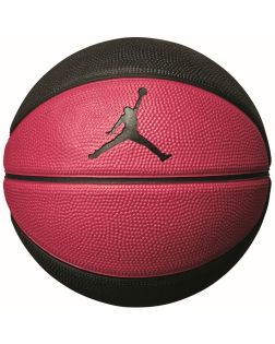 Mini-ballon de basketball Jordan Skills Taille 3 Rouge et Noir JKI03-682