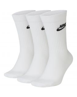Chaussettes Nike Sportswear Everyday Essential Blanches SK0109-100