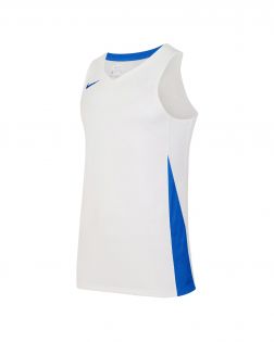 Nike Team Jersey Blanc et Bleu Royal Maillot pour homme