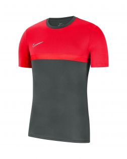 Maglia Nike Academy Pro 20 antracite e rosso cremisi per bambini Maglia per bambino