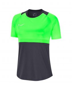 Camiseta Nike Academy Pro 20 antracita y verde manzana, mujer Camiseta para mujeres