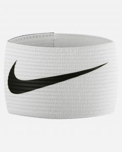 Fascia da braccio Nike Futbol bianca e nera Unisex Polsino da capitano per unisex