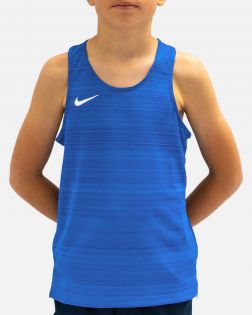 NT0302-463 Débardeur de running Nike Stock Dry Miler Bleu Royal pour Enfant
