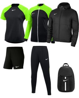 Pack Nike Academy Pro (6 pièces) | Maillot + Short + Veste + Pantalon de survêtement + Veste doublée + Sac à dos |