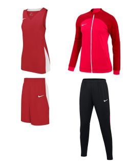 Conjunto Nike Academy Pro Mujer. Camisa Academy Pro + Pantalón corto + Chaqueta y chándal. Oferta de 4