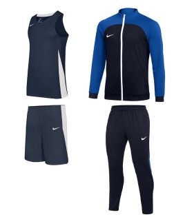Set Nike Academy Pro per Bambini. Maglia + pantaloncini + giacca Academy Pro e pantaloni da allenamento. Confezione da 4 pezzi