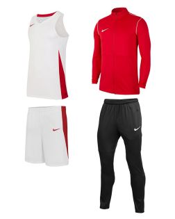 Pack de Basket Nike (4 pièces) | Maillot + Short + Veste et Pantalon de survêtement Park 20| 