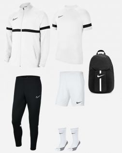 Pack Nike Academy 21 Pack (6 productos) | Chaqueta + pantalón + Camiseta + Pantalón corto + Calcetines bajas + Mochilla | 