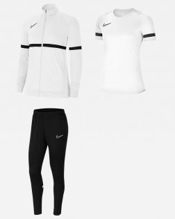 Ensemble Nike Academy 21 pour Femme. Veste + Pantalon de survêtement + Maillot. Pack 3 pièces