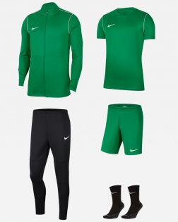 Pack Nike Park 20 (5 productos) | Chaqueta + Pantalón de Chándal + Camiseta + Pantalón corto + Calcetines bajas | 