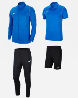 Ensemble Nike Park 20 pour Homme. Veste + Pantalon de survêtement + Polo + Short. Pack 4 pièces