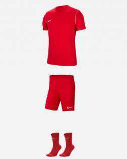 Set Nike Park 20 Uomo. Camicia + pantaloncini + calzini bassi. Confezione da 3 pezzi
