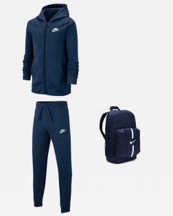 Ensemble Nike Sportswear pour Enfant. Ensemble de jogging + Sac à dos. Pack 3 pièces