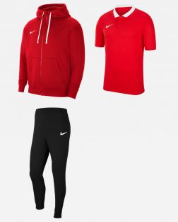 Pack Nike Team Club 20 (3 productos) | Sudadera con capucha con zip + Pantalón de chándal + Polo | 
