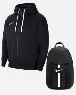 Ensemble Nike Team Club 20 pour Enfant. Sweat à capuche zippé + Sac à dos. Pack 2 pièces