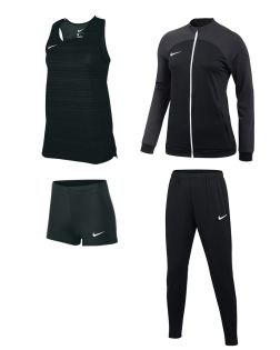 Conjunto Nike Academy Pro para Mujer. Camiseta de tirantes + Pantalón corto + Chaqueta y pantalón de chándal Academy Pro. Oferta de 4