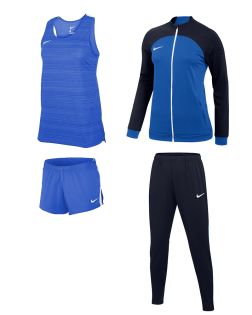 Pack de Running Nike (4 pièces) | Débardeur + Short + Veste et Pantalon de survêtement Academy Pro |