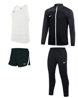Conjunto Infantil Nike Academy Pro. Camiseta + Pantalón corto + Chaqueta y Pantalón de chándal Academy Pro. Oferta de 4