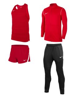 Pack de Running Nike (4 pièces) | Débardeur + Short + Veste et Pantalon de survêtement Park 20 |