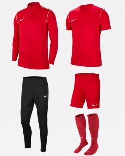 Pack Nike Silver Park 20 (5 productos) | Chaqueta + Pantalón de Chándal + Camiseta + Pantalón corto + Calcetines de partido | 