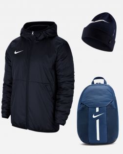 Ensemble Nike Park 20 pour Homme. Parka + Bonnet + Sac à dos. Pack 3 pièces
